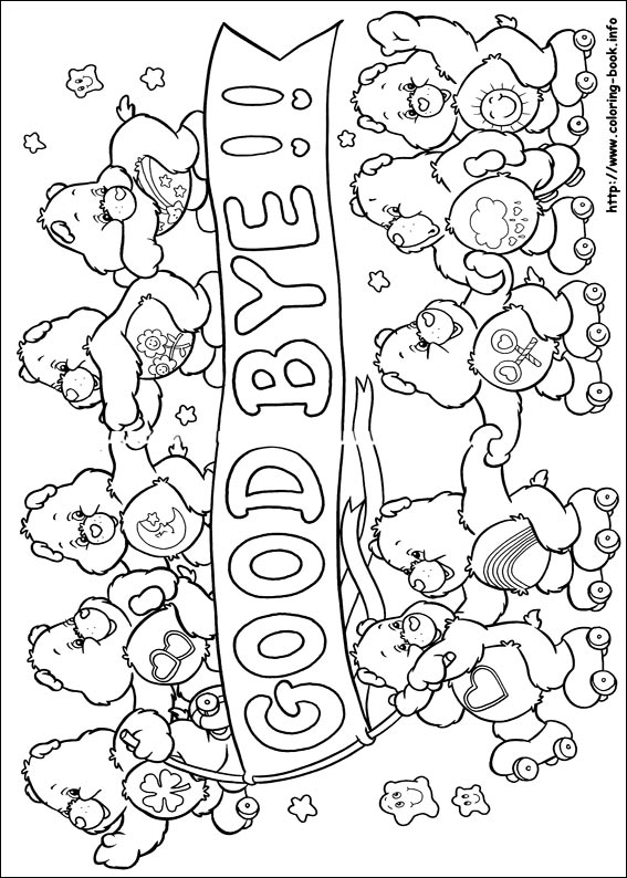 The Care Bears coloring picture